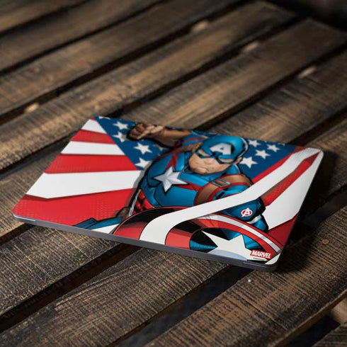 Marvel Captain America Action Pose Apple MacBook Air Skin